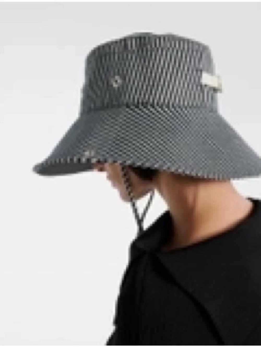 JACQUEMUS Women's Gray Le Bob De-Nimes Bucket Hat
